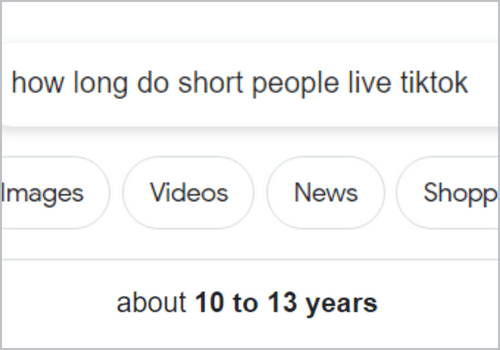 TikTok Trend Revealed How Long Do Short People Live TikTok