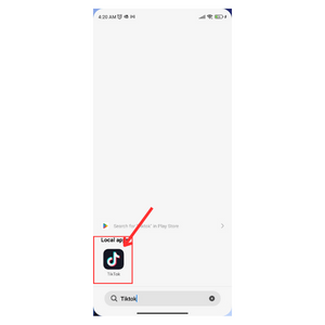 Open Tiktok App